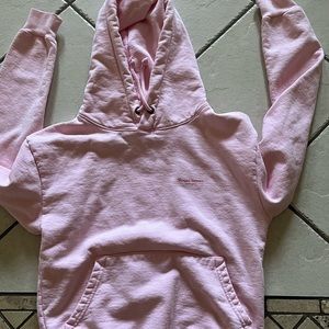 BABY PINK HOODIE MORGAN STEWART APRES SPORT COLLECTION